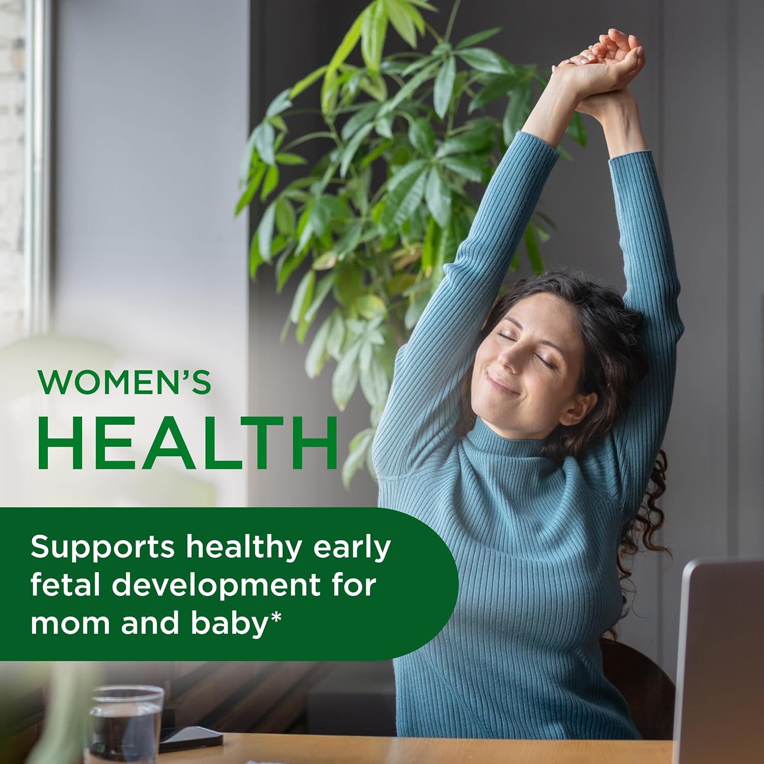 EMERALD LABS Prenatal 1-Daily Multi – Prenatal Multivitamin with Methylated Folate, Iron, Whole-Food Blend & More – 60 Vegetable Capsules - görsel 3