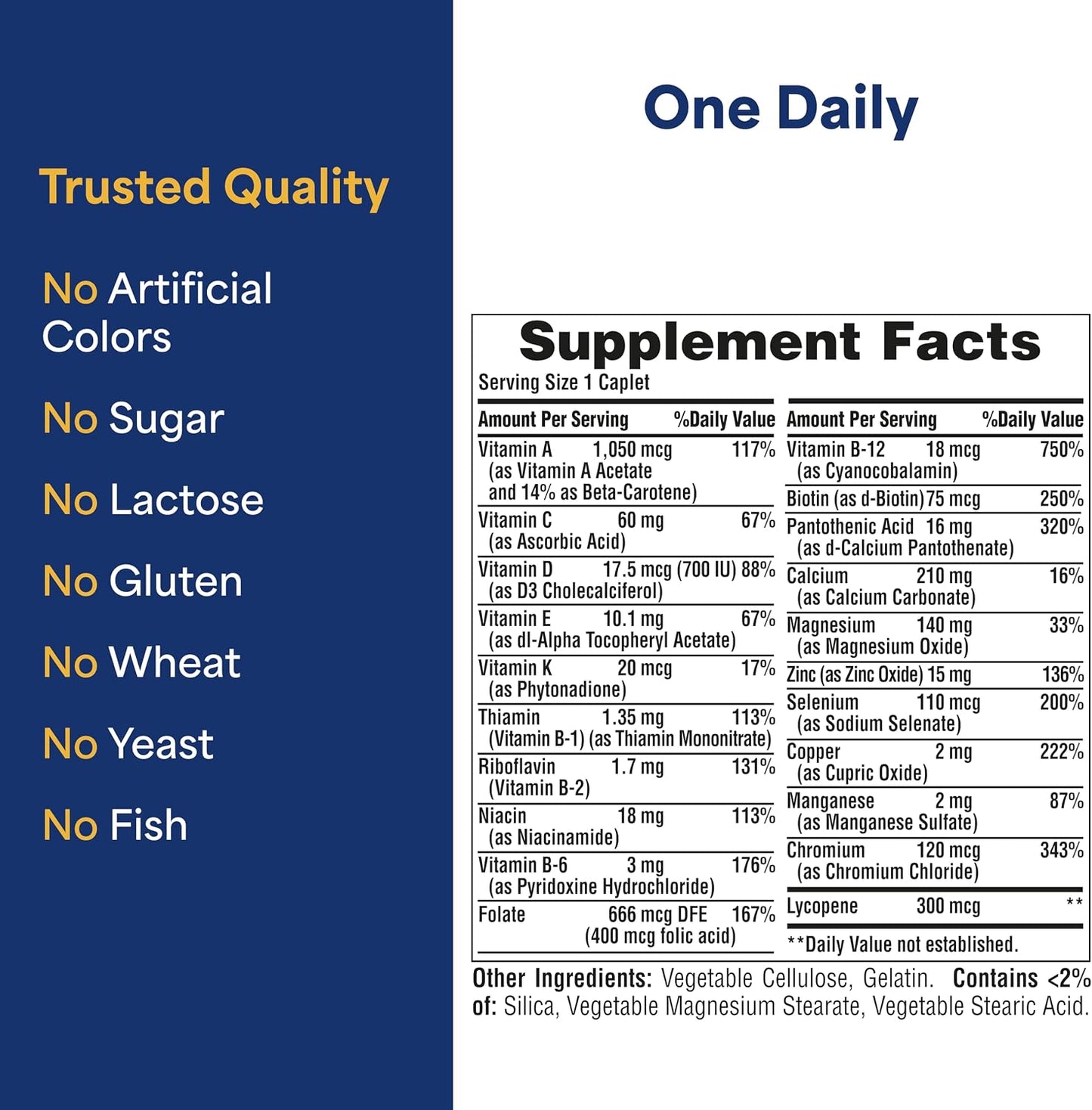Puritan's Pride One Daily Men's Multivitamin, 100 Count - görsel 5