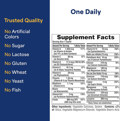Puritan's Pride One Daily Men's Multivitamin, 100 Count