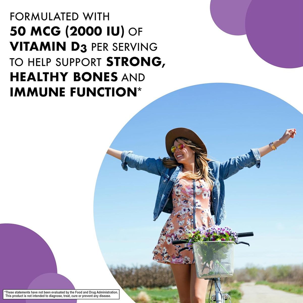 Bluebonnet Nutrition Earth Sweet Vitamin D3 2000 IU Chewable Tablets, 90 Count - görsel 4