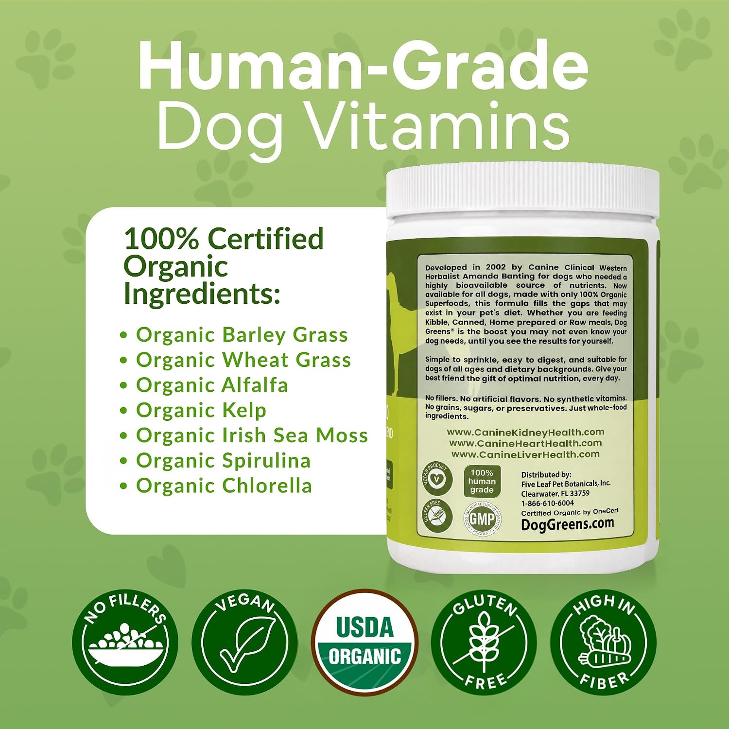 Dog Greens Organic Supplement for Dogs – 12 oz (340 g) (4-Pack) - görsel 5