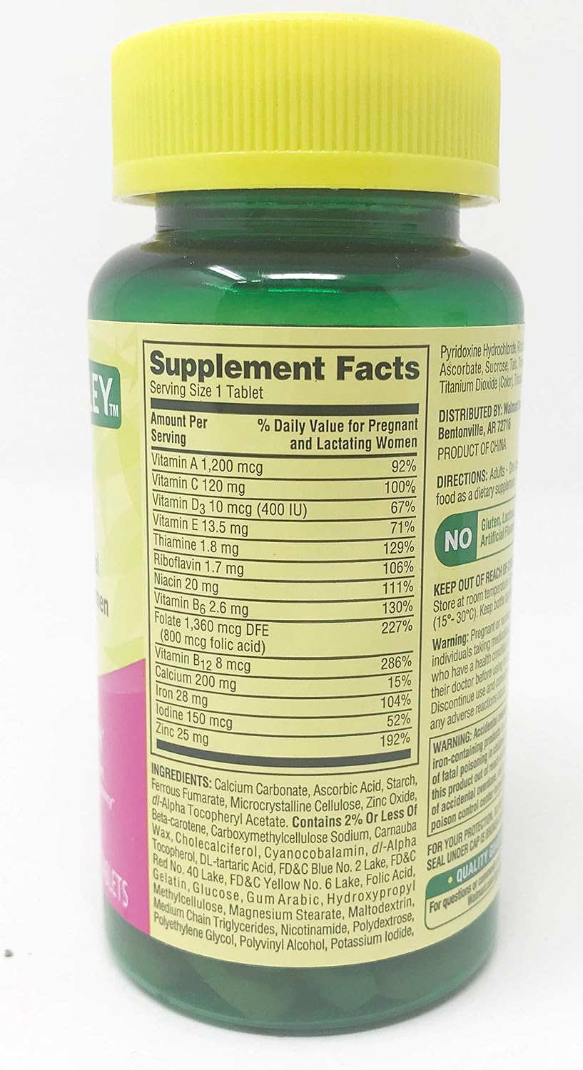Spring Valley Prenatal Multivitamin Multimineral Twin Pack, 200 Tablets - görsel 2