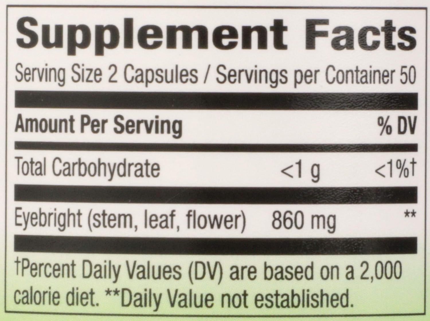 Nature's Way Eyebright, 100 Capsules - görsel 3