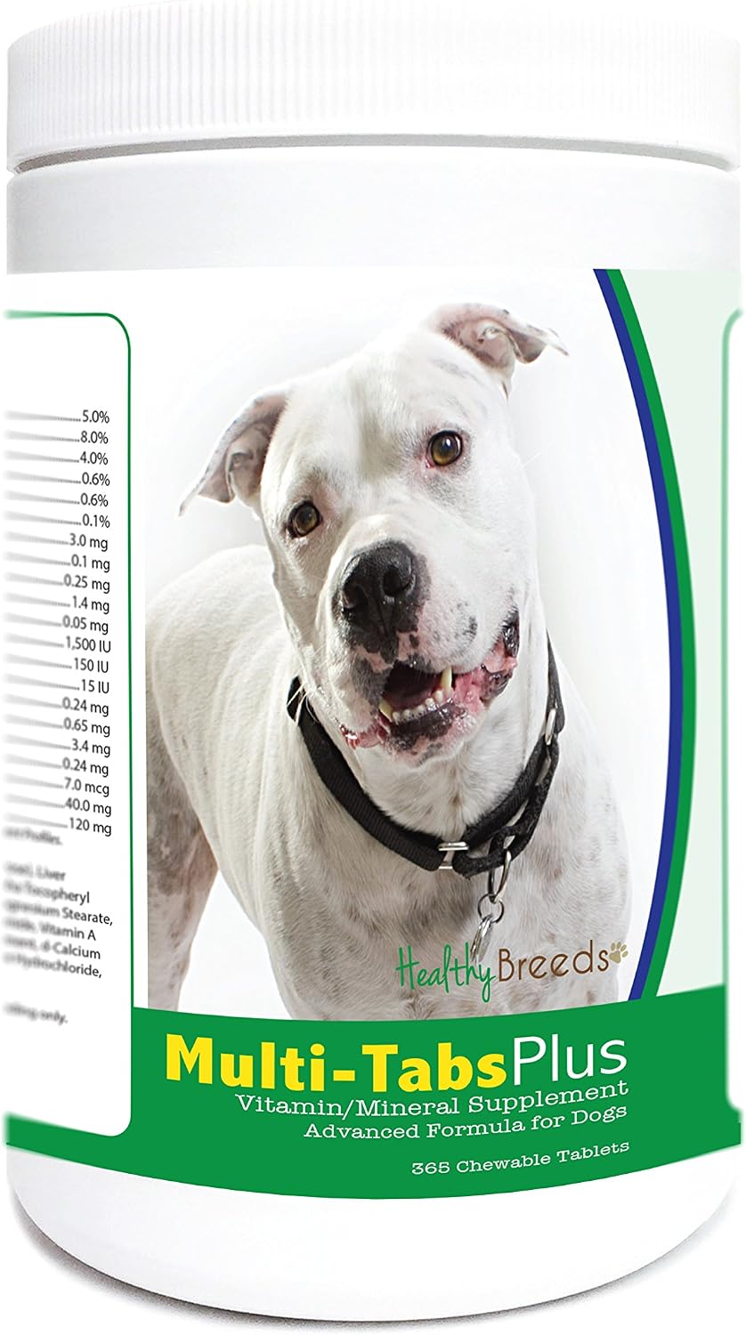 Healthy Breeds Pit Bull Multi-Tabs Plus Chewable Tablets 365 Count - görsel 1