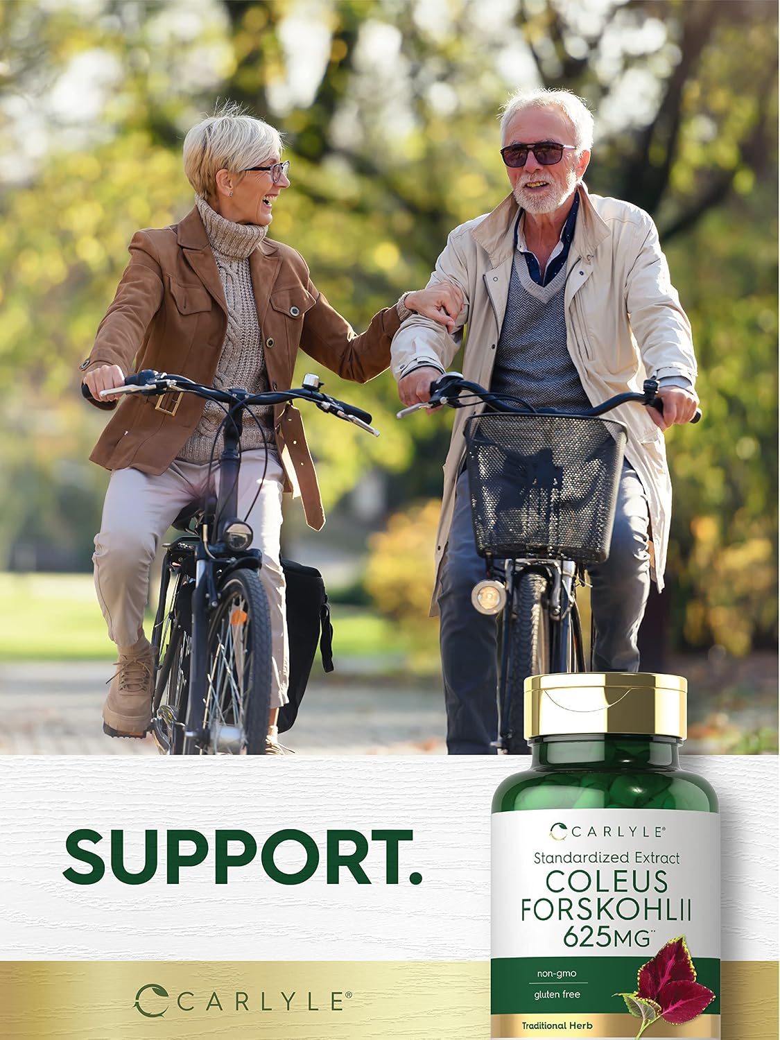 Carlyle Coleus Forskohlii Capsules | 100 Capsules | Standardised Forskolin Extract Supplement | Non-GMO & Gluten-free - görsel 6