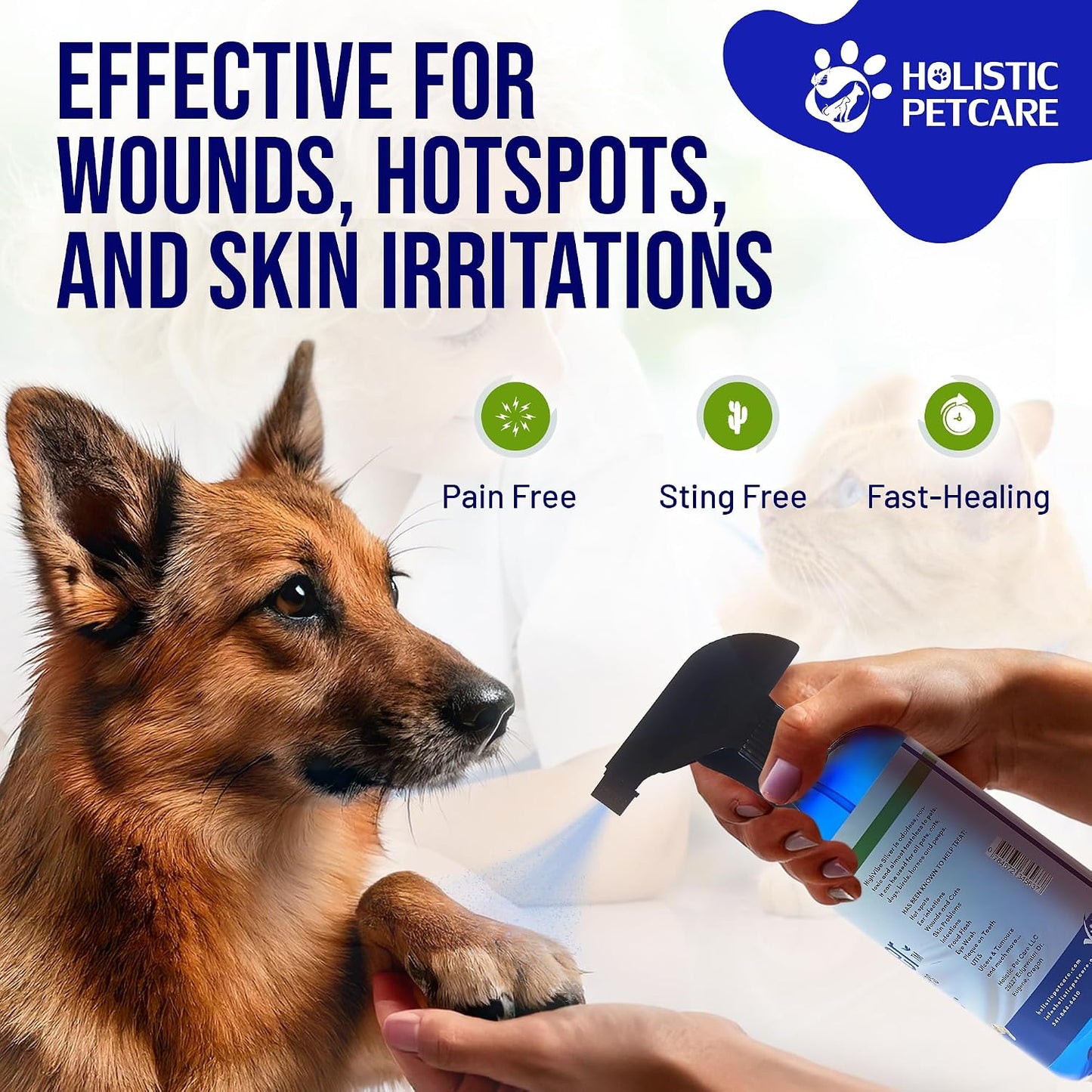 Holistic Pet Care Colloidal Silver for Pets – 20 PPM – All-Natural Pet Colloidal Silver Solution, Spray Bottle (16 oz) - görsel 4