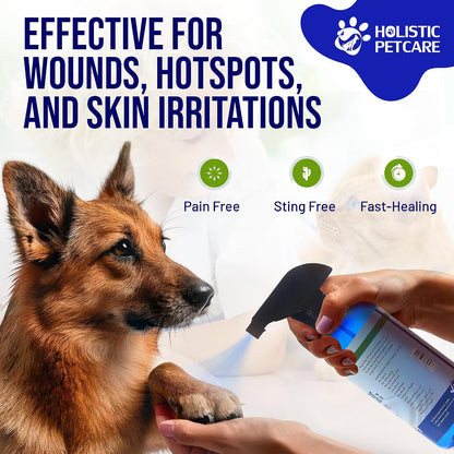Holistic Pet Care Colloidal Silver for Pets – 20 PPM – All-Natural Pet Colloidal Silver Solution, Spray Bottle (16 oz)