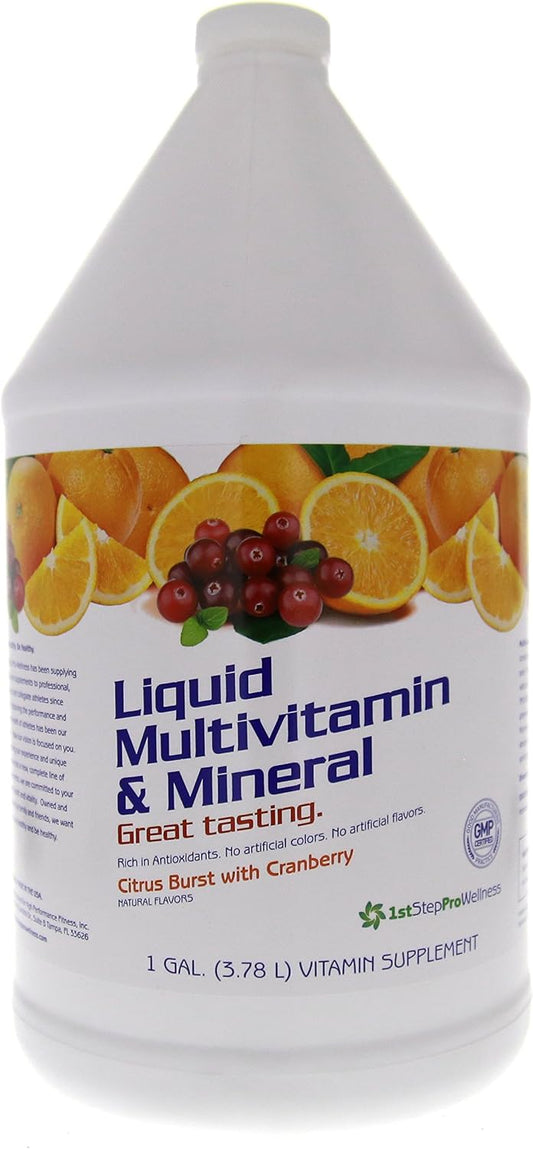 1st Step For Energy Vitamins and Minerals Liquid Supplement - Citrus Flavour (3.78 Litres)