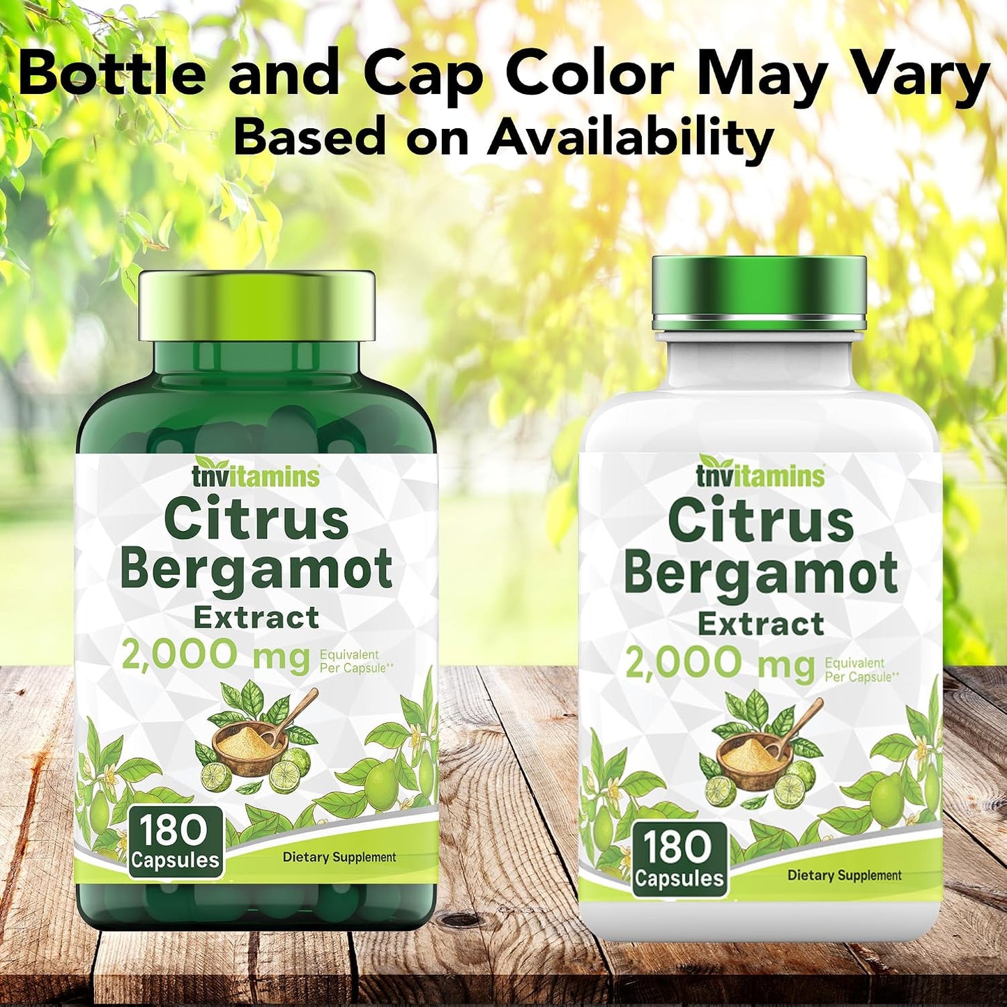TNVitamins Citrus Bergamot 2000mg - 180 Capsules (6 Month Supply) - görsel 5