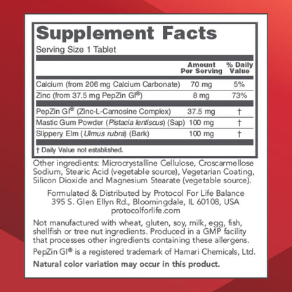 Protocol for Life Balance GI Guard - PepZin GI - 60 Tablets