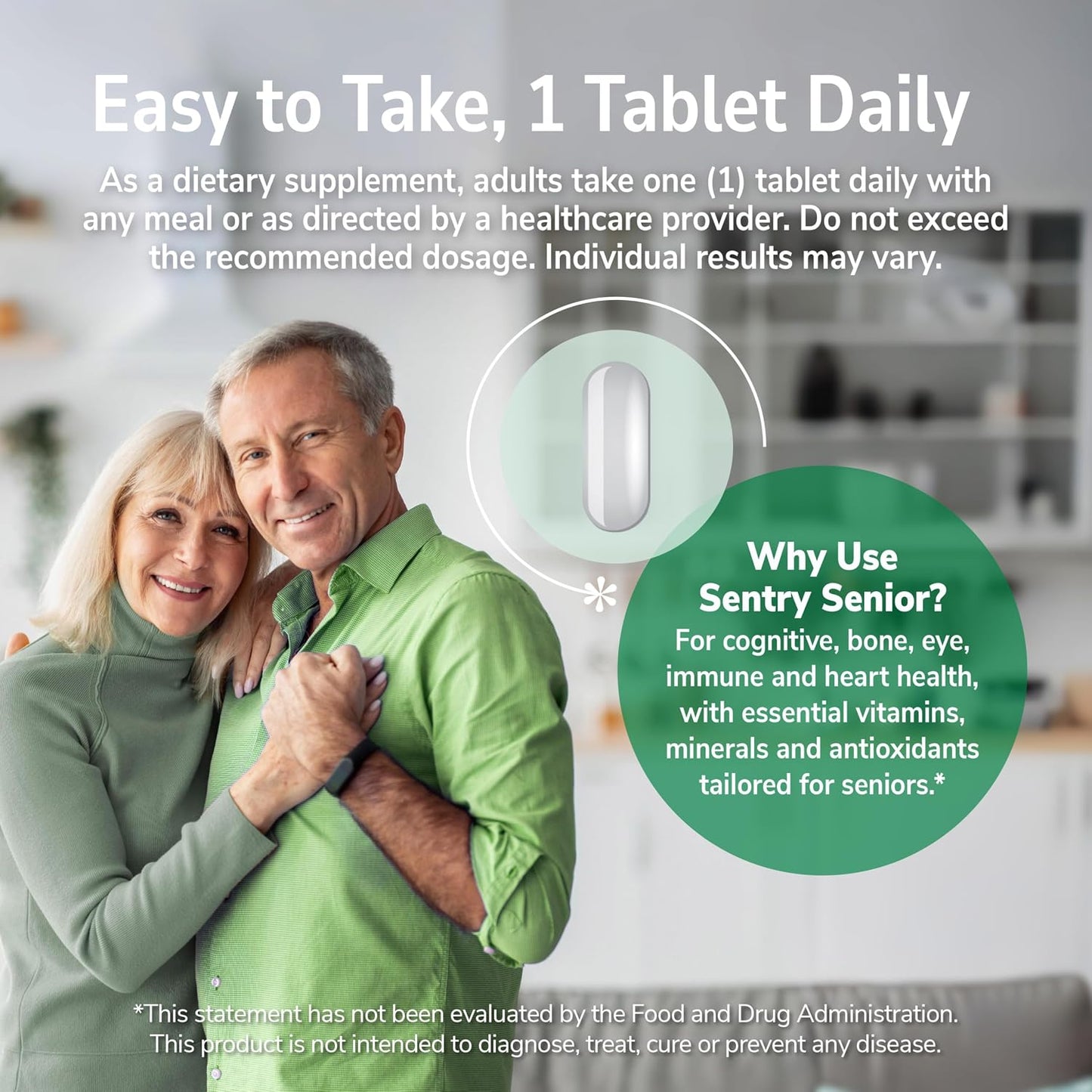 21st Century Sentry Senior Tablets – Multivitamin for Active Adults 55+ (125 Tablets) - görsel 6