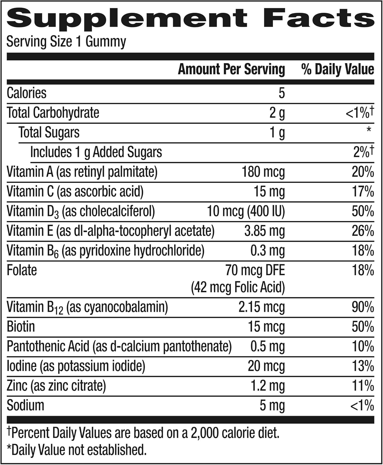 Centrum Kids Multivitamin Gummies, Tropical Punch, Made with Natural Flavours, 110 Count, 110 Day Supply - görsel 8