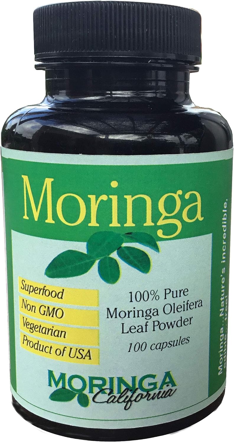 California Grown Moringa - 100 Capsules - görsel 1