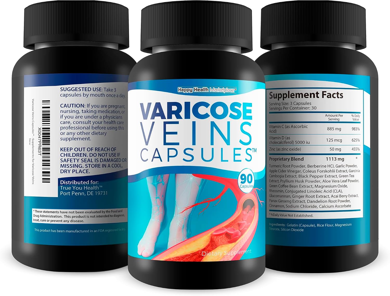 Varicose Vein Capsules – Herbal Supplement for Vein Health - görsel 4