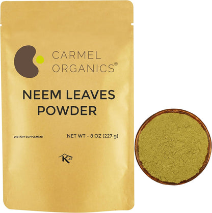 CARMEL ORGANICS Tulsi Leaves Powder - Holy Basil Leaf Powder, 227g