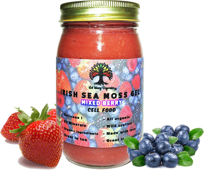 Wildcrafted Irish Sea Moss Gel – Mixed Berry (454g)