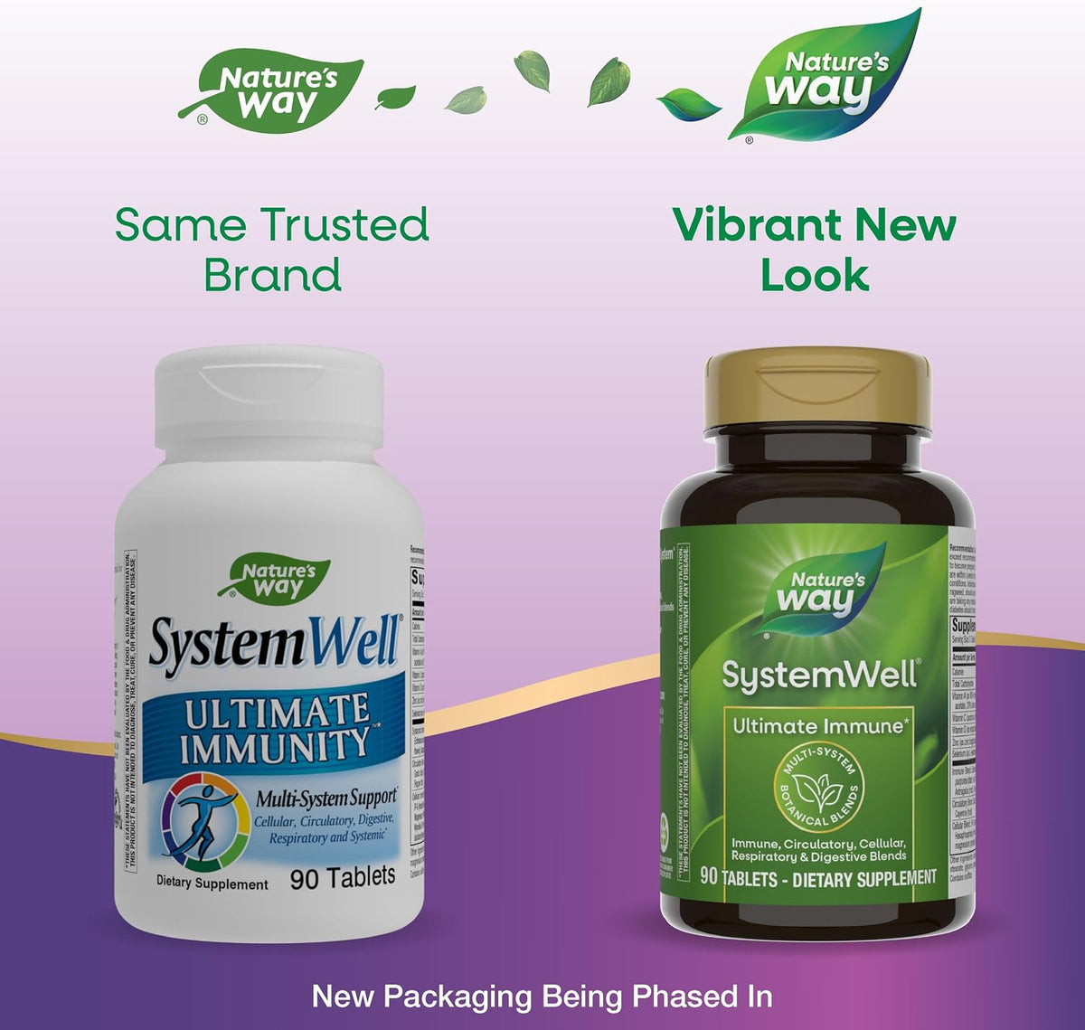 Nature's Way SystemWell Ultimate Immune - Multi-System Immune Support with Vitamins C, A, D, Zinc & Selenium, 90 Tablets - görsel 2