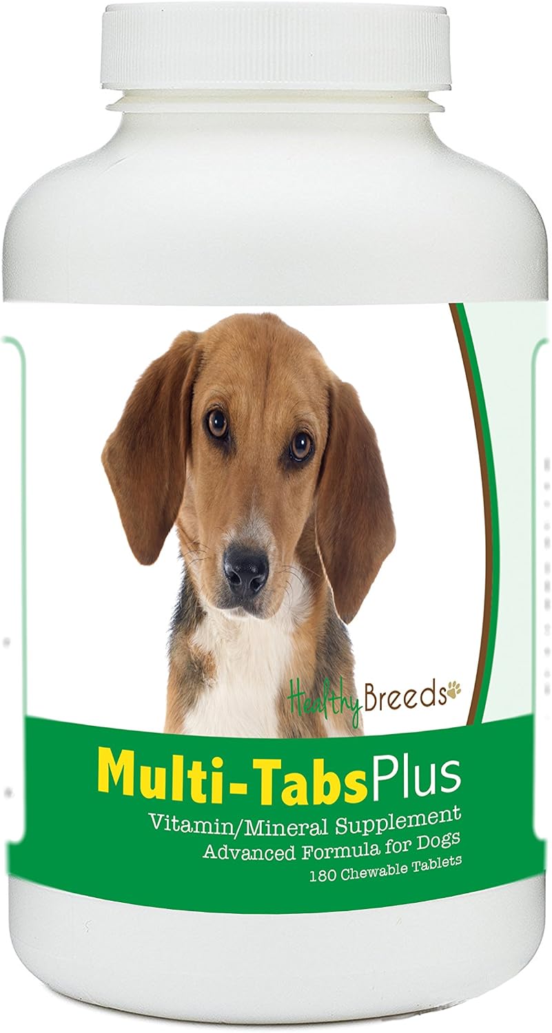 Healthy Breeds Multi-Tabs Plus Chewable Tablets for Dogs, 180 Count - görsel 1