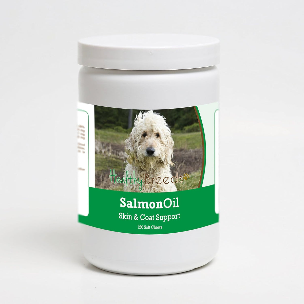 Healthy Breeds Goldendoodle Salmon Oil Soft Chews (120 Count) - görsel 1