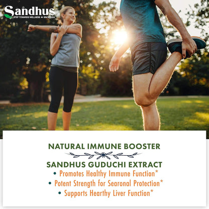 Sandhu's Guduchi (Tinospora Cordifolia) Giloy 100 Vegetarian Capsules 1000mg per Serving