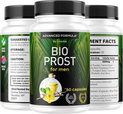BioProst For Men - 2 Months' Supply (120 Capsules)