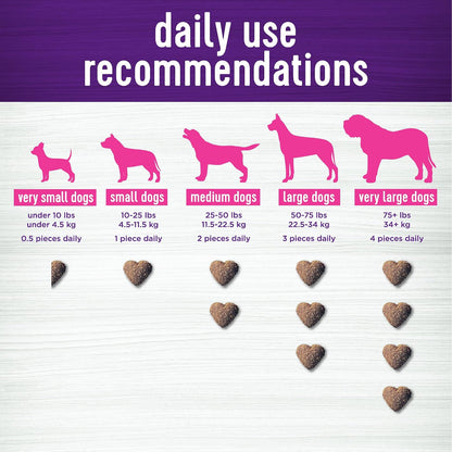 Wellness Salmon Flavoured Soft Chew Immune & Allergy Supplements for Dogs, 45 Chews