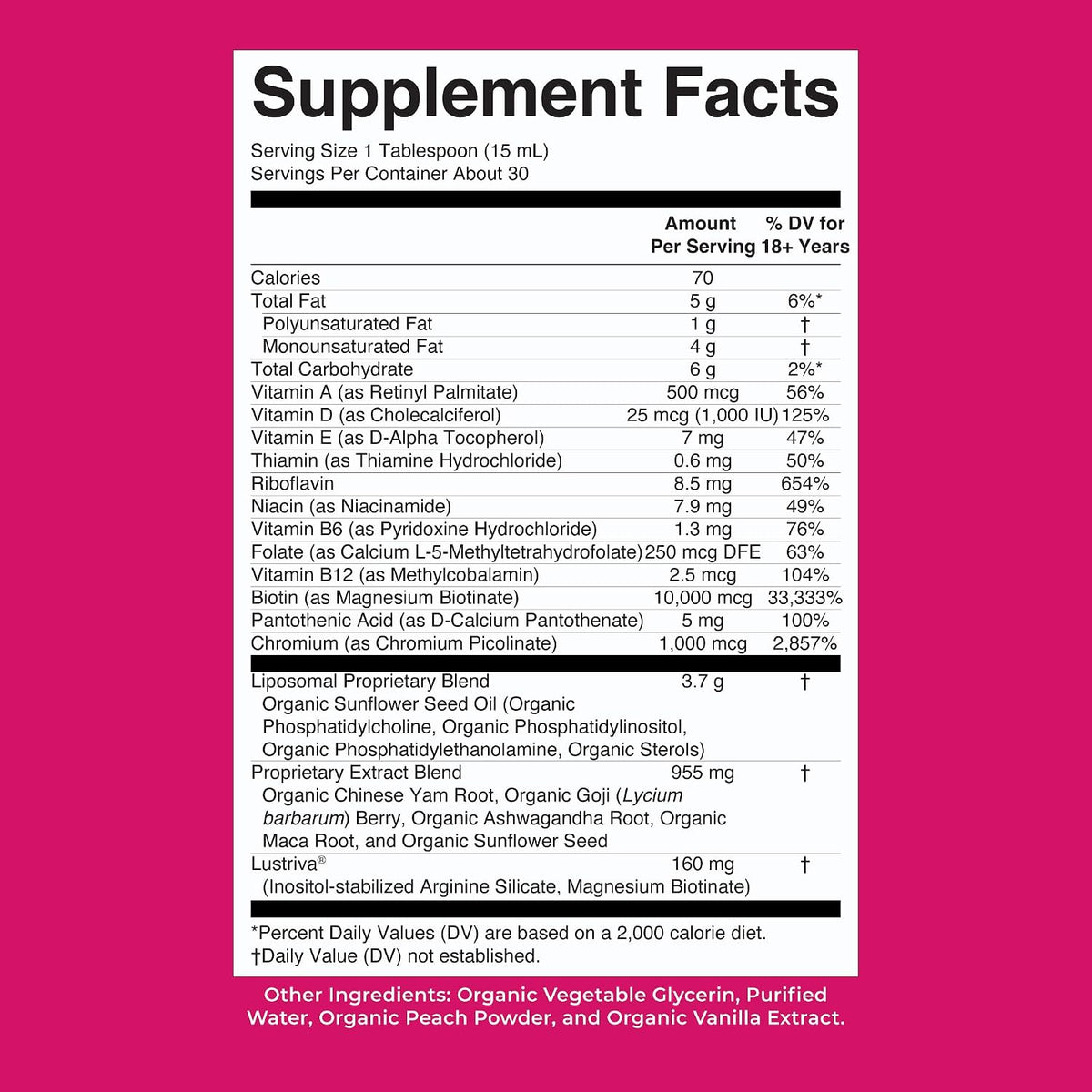MaryRuth's Women's Multivitamin + Lustriva Hair Growth Liposomal | Biotin 10000mcg | Clinically Tested for Thicker, Fuller – Image 10