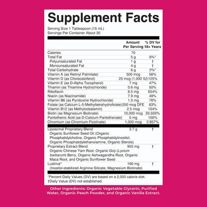 MaryRuth's Women's Multivitamin + Lustriva Hair Growth Liposomal | Biotin 10000mcg | Clinically Tested for Thicker, Fuller – Image 10