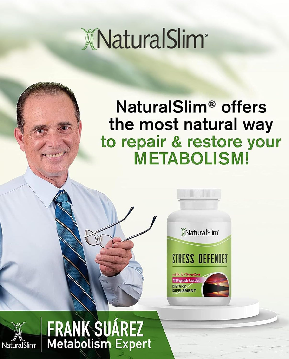 NaturalSlim Stress Defender – Cortisol Reducer & Stress Support with Vitamin B5 & L-Tyrosine (180 Vegetable Capsules) - görsel 9