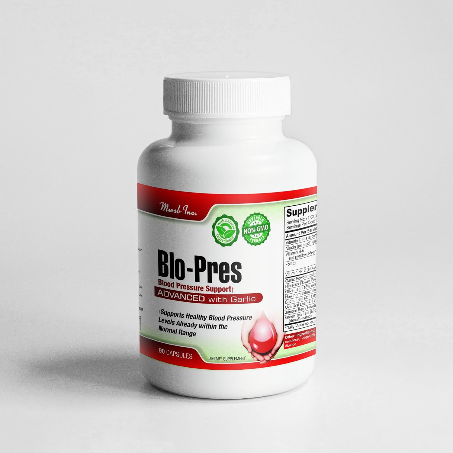 Blo-Pres Blood Pressure Support - 90 Capsules - görsel 1
