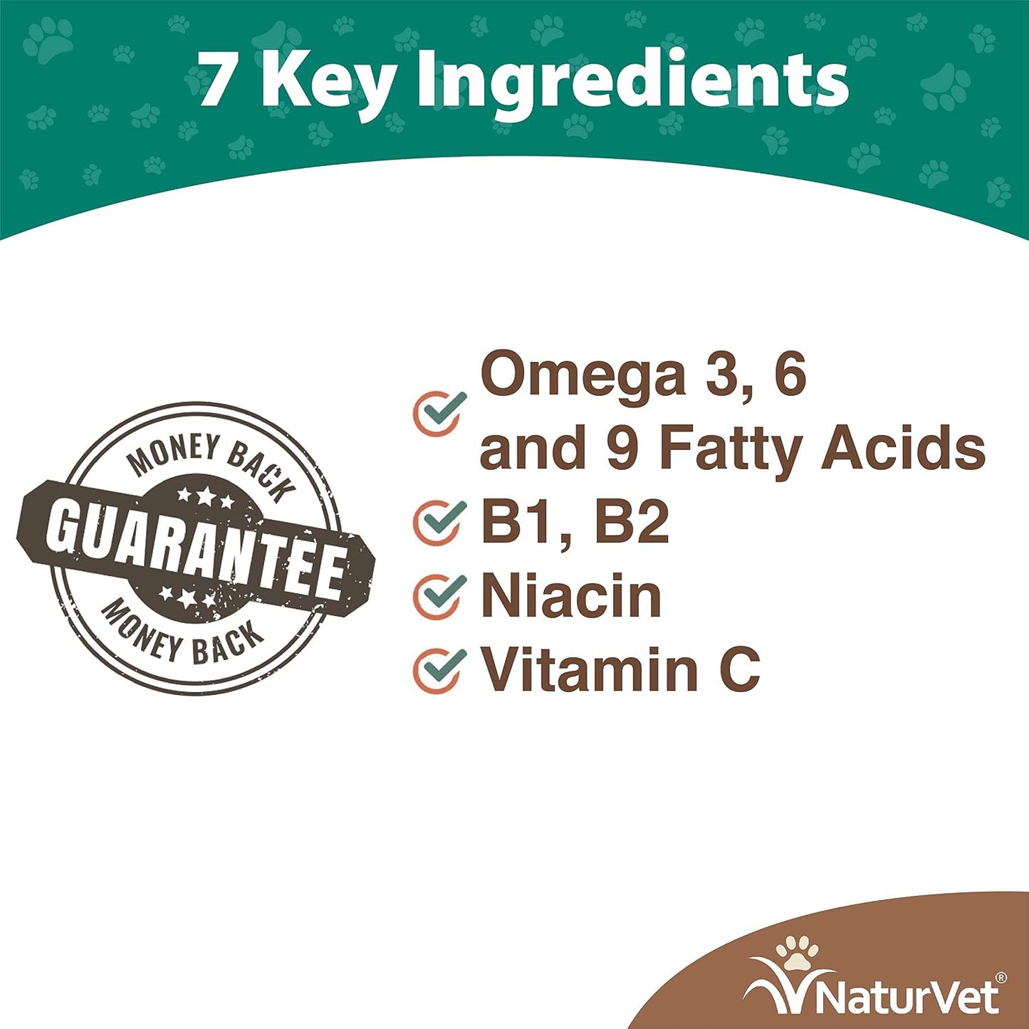 NaturVet Brewer's Dried Yeast Formula with Garlic Flavouring for Dogs & Cats, 5000 Chewable Tablets - görsel 2