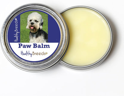 Healthy Breeds Dandie Dinmont Terrier Dog Paw Balm – Unscented, All-Natural (56 g)