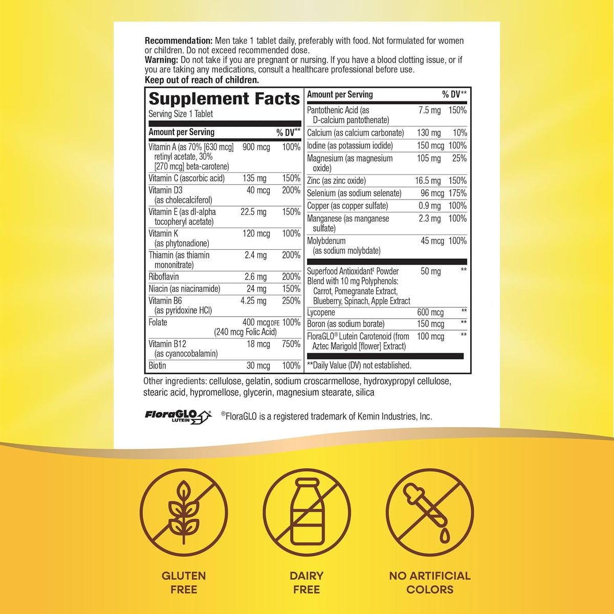Nature's Way Alive! Men's Complete Daily Multivitamin, 50 Tablets - görsel 2
