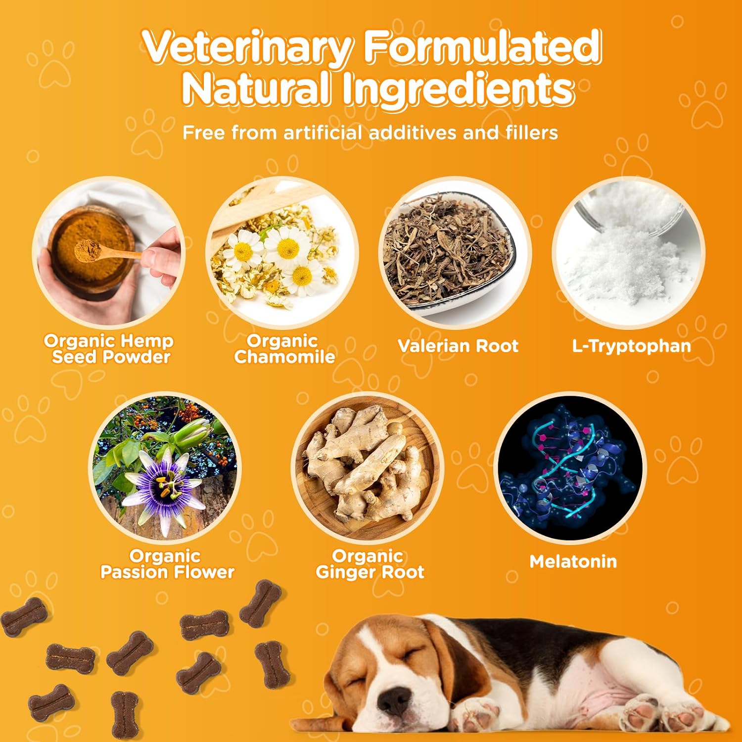 UKNM Dog Calming Chews – Natural Anxiety Relief Treats, Chicken Flavour, 100 Count - görsel 4
