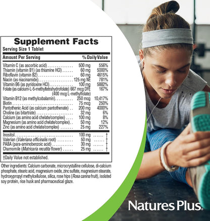 NaturesPlus Mega-Stress Complex, 60 Sustained Release Tablets