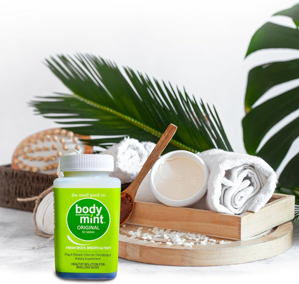Body Mint Original - Chlorophyll Deodorising Supplement for Full Body Freshness (50 Tablets) - görsel 5