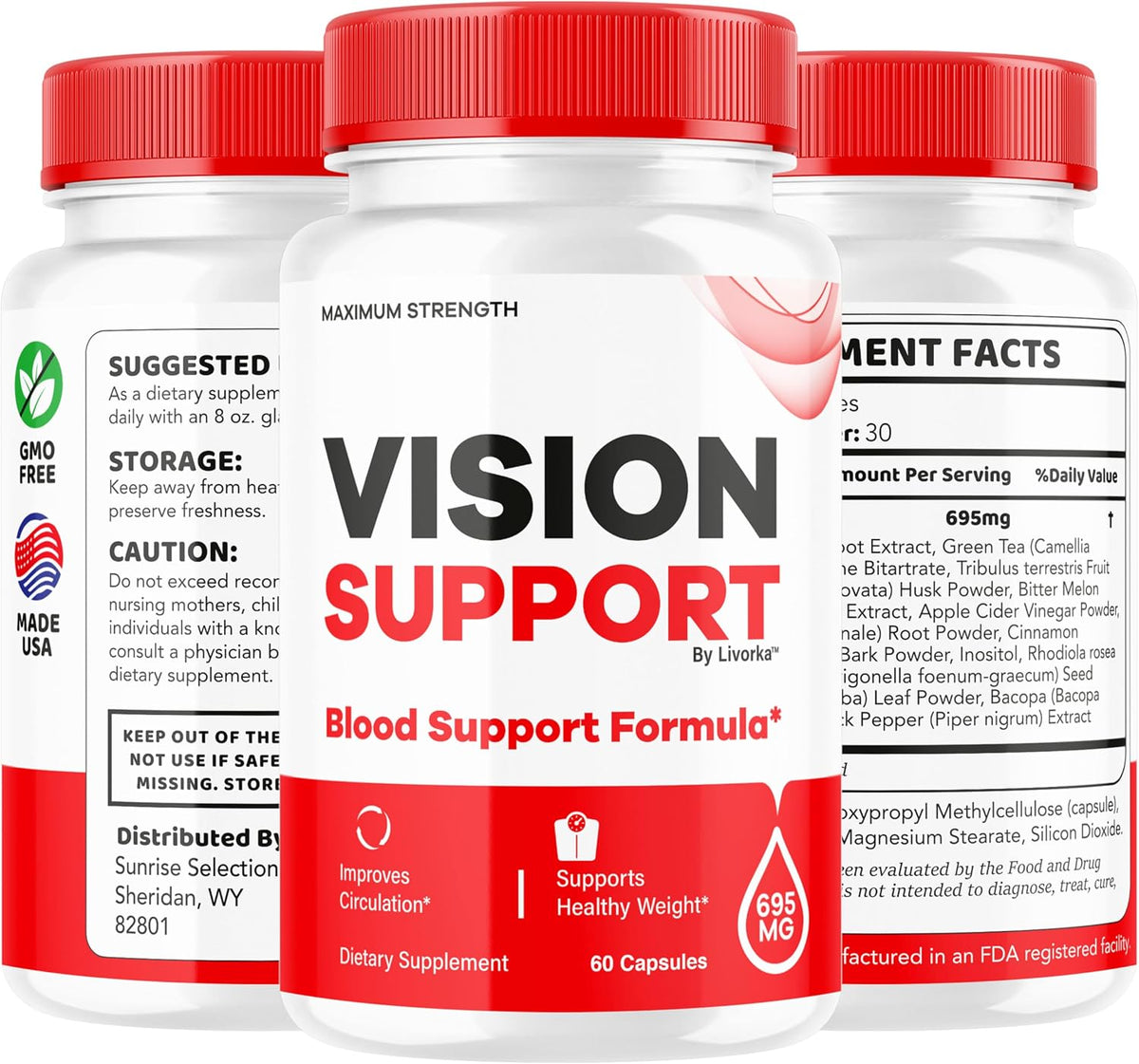 Vision Support Supplement, 60 Capsules - görsel 9