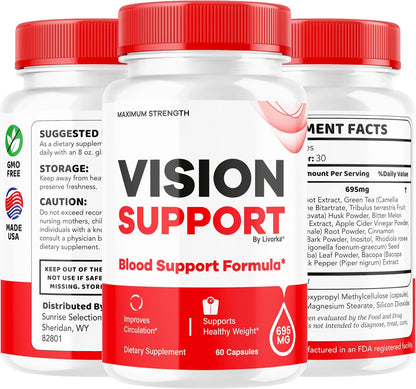 Vision Support Supplement, 60 Capsules