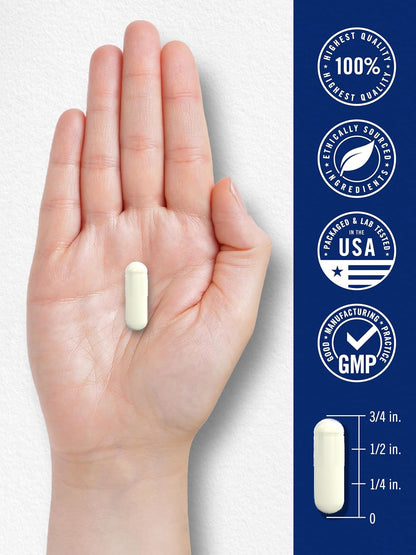 Carlyle L-Methylfolate 1000 mcg | 200 Capsules | Activated 5-MTHF Supplement