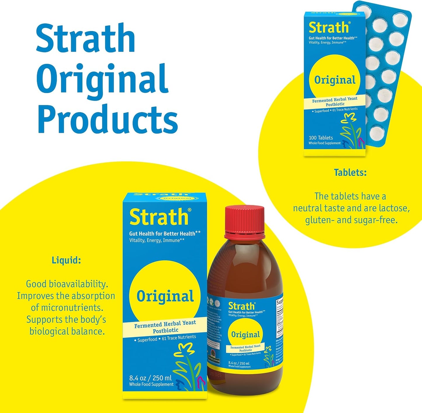 Strath Fermented Herbal Yeast Postbiotic – Daily Nutritional Supplement Liquid - görsel 5