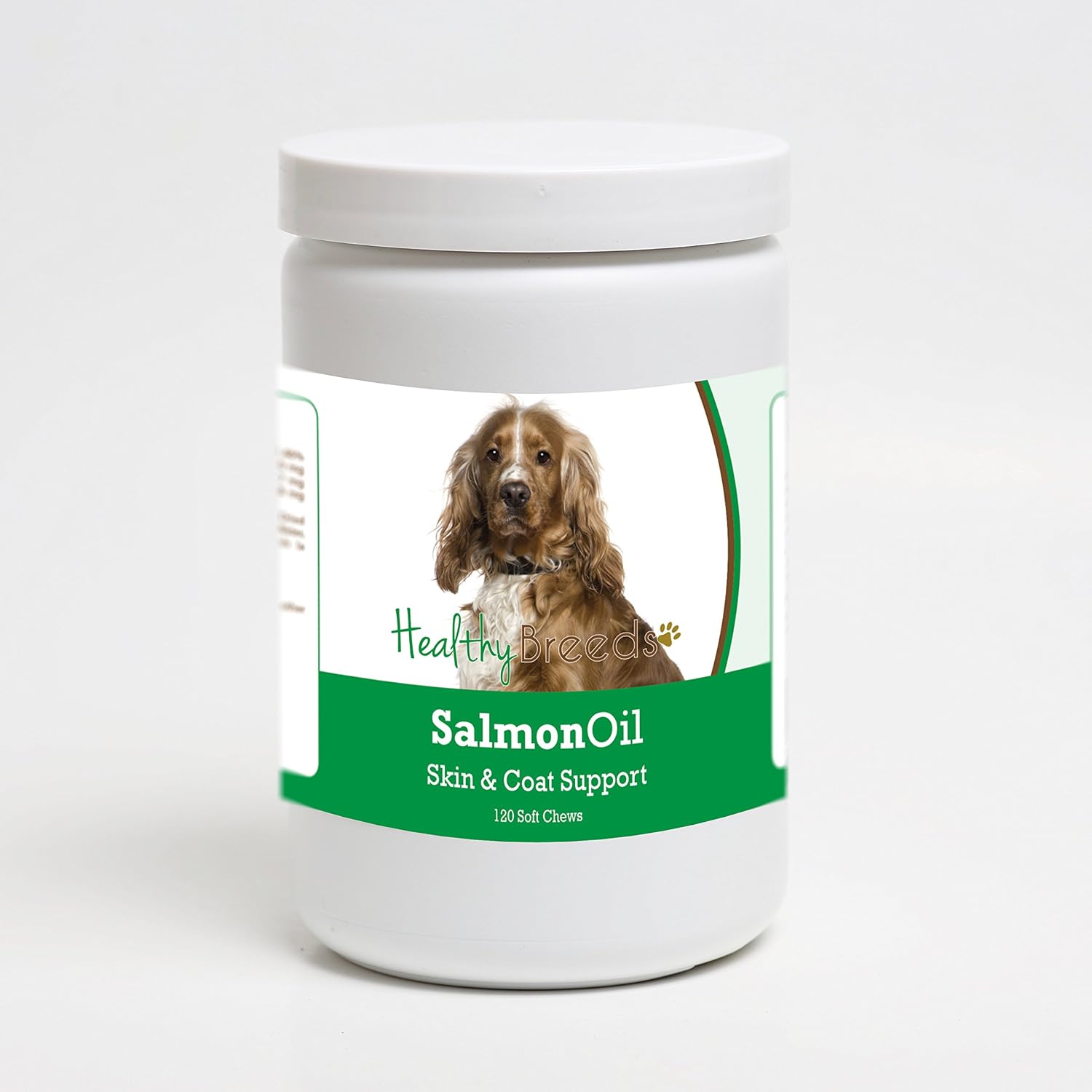 Healthy Breeds English Cocker Spaniel Salmon Oil Soft Chews, 120 Count - görsel 1