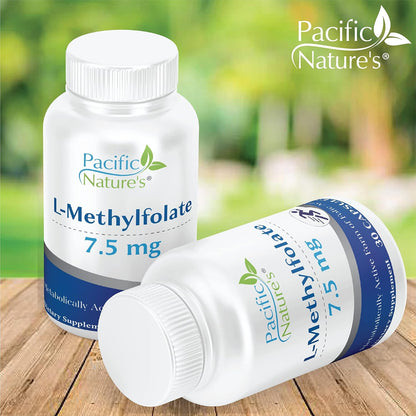 Pacific Nature's L-Methylfolate 7.5mg (30 Capsules) – Active Folate Supplement