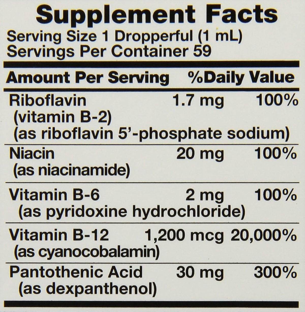 Nature's Truth Sublingual Vitamin B Complex Plus B-12, Natural Berry, 60 ml (Pack of 3) - görsel 5