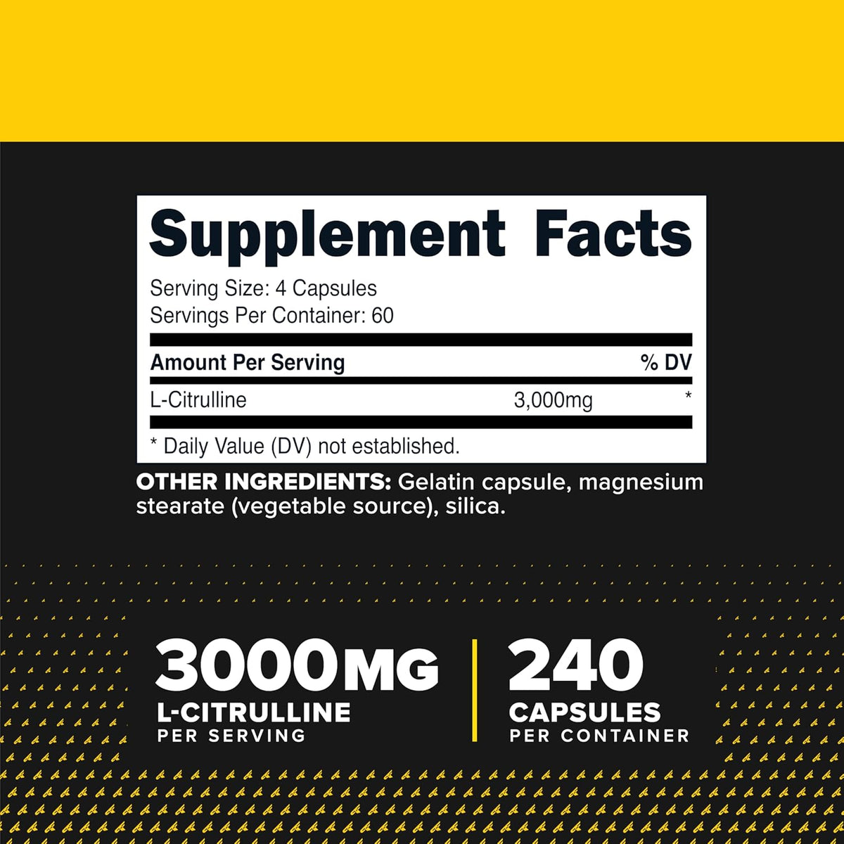 Primaforce L-Citrulline 3000mg, 240 Capsules - görsel 2