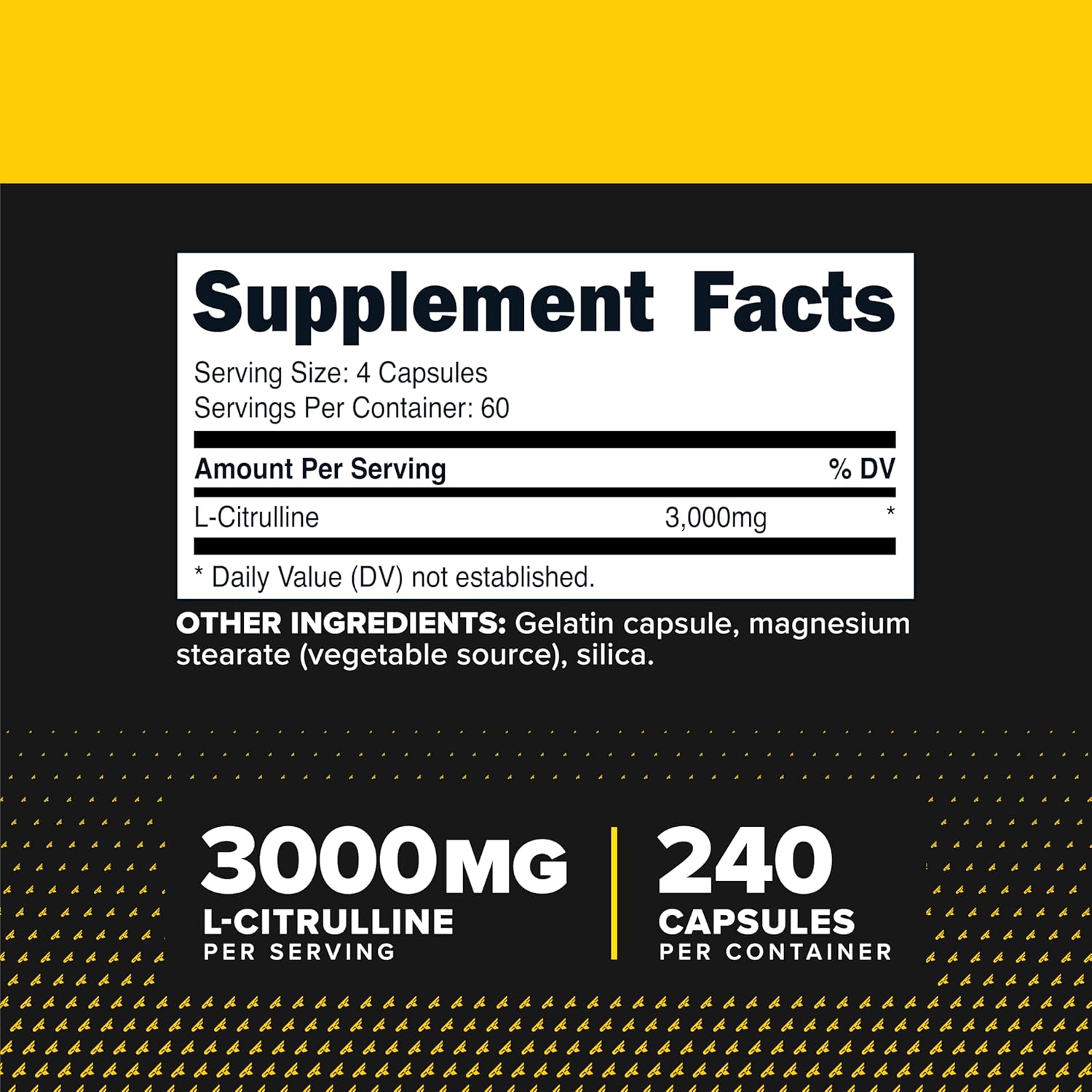 Primaforce L-Citrulline 3000mg, 240 Capsules - görsel 2