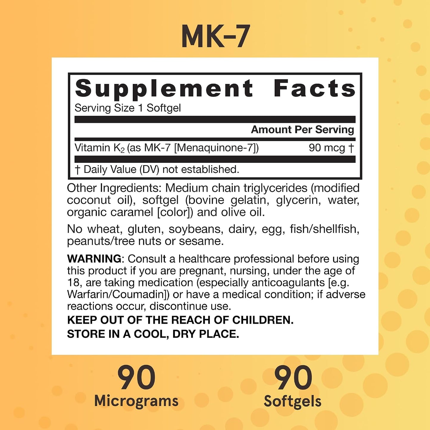 Jarrow Formulae MK-7 90 mcg – Vitamin K2 (MK-7) Food Supplement for Bone and Cardiovascular Health – 90 Softgels - görsel 5