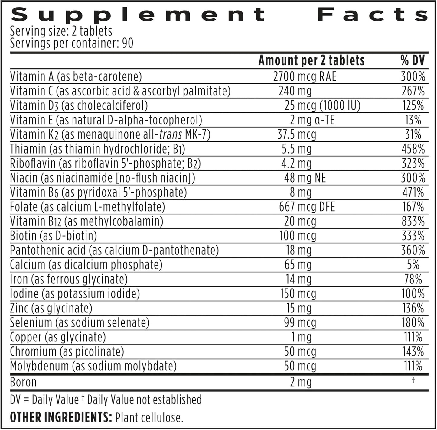 Igennus High Potency Methylated Multivitamin for Women with Gentle Iron - görsel 6