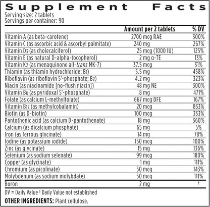 Igennus High Potency Methylated Multivitamin for Women with Gentle Iron