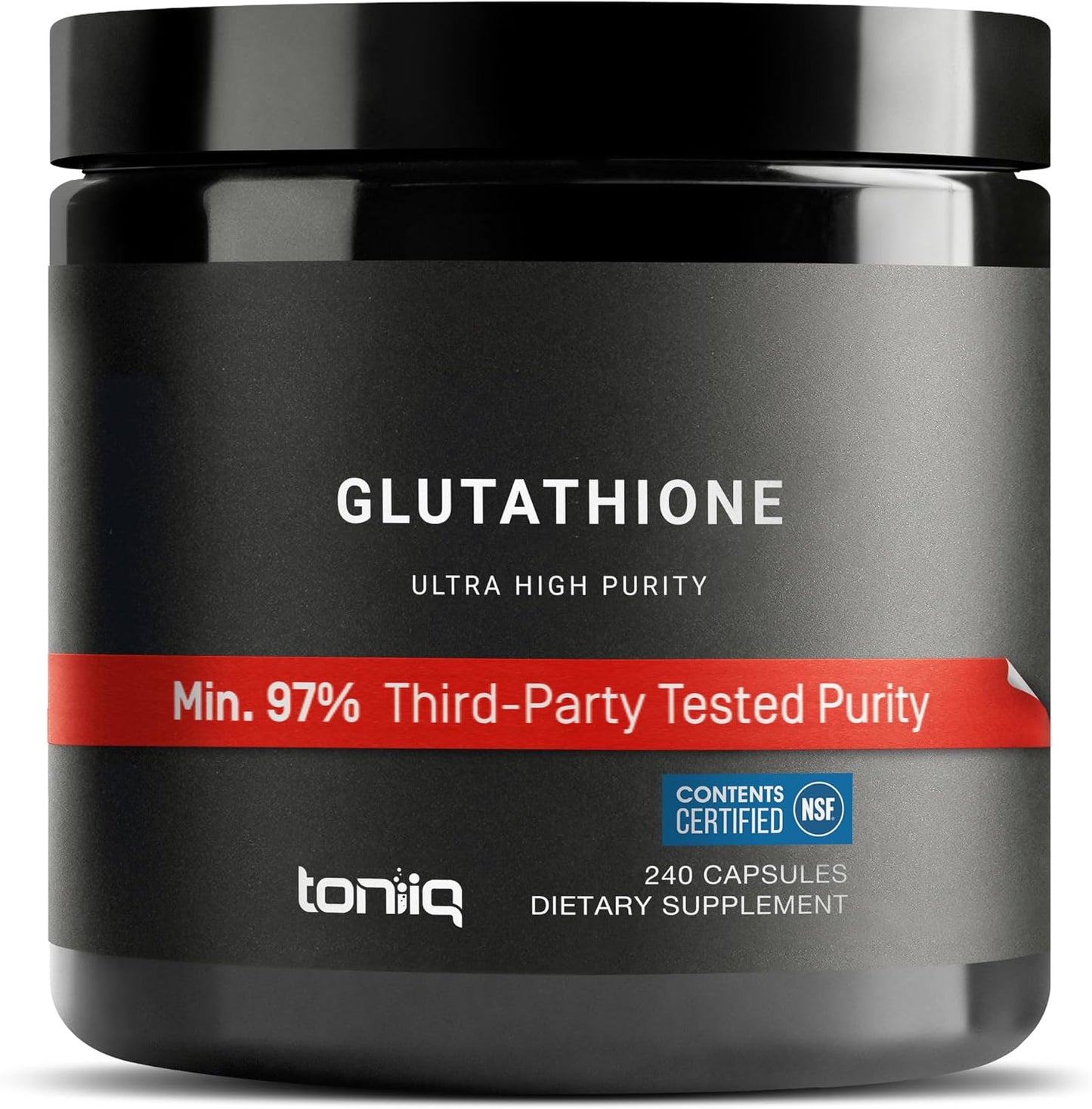 Toniiq Glutathione Capsules - 1000mg, 98%+ Purified, Non-GMO - 120 Capsules - görsel 10