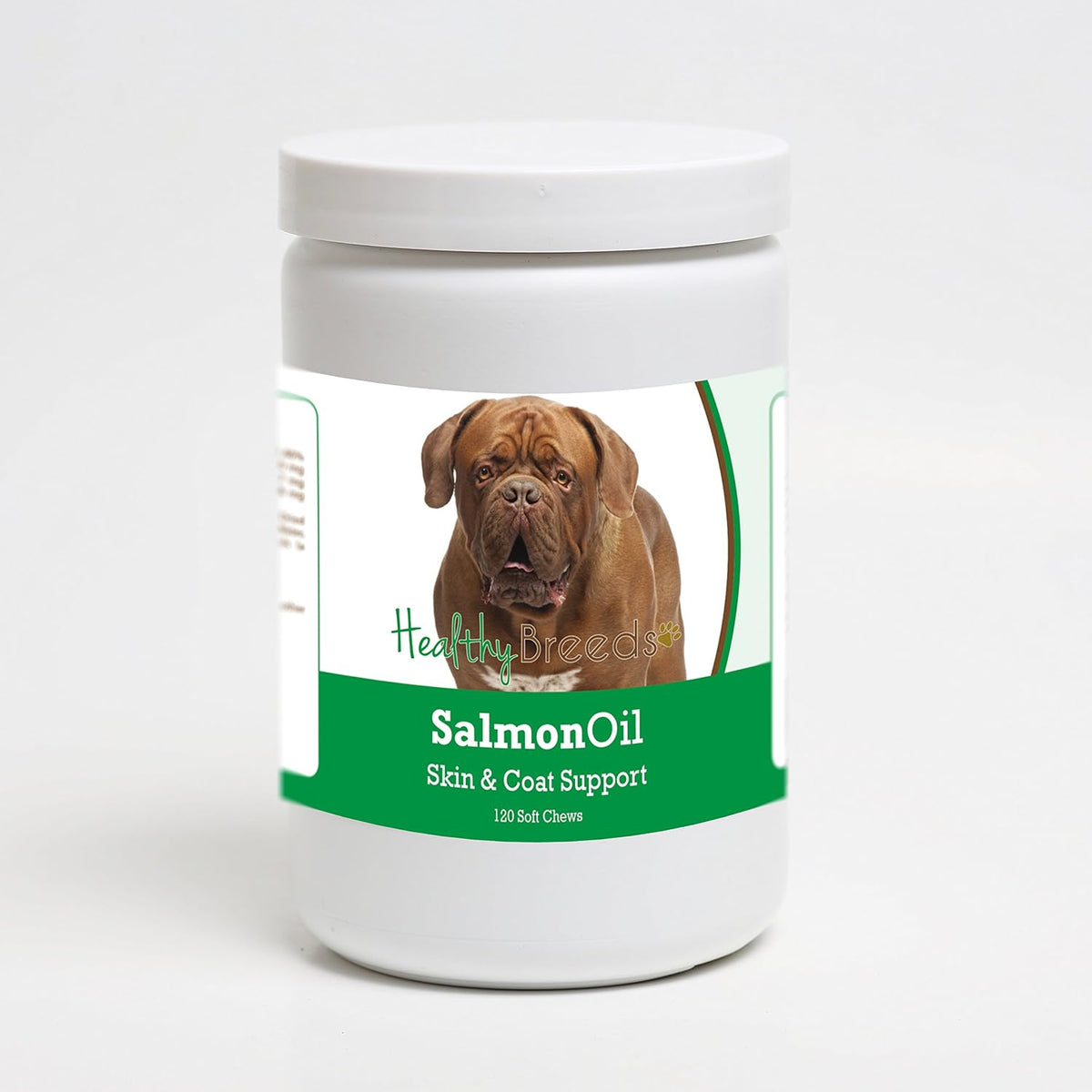 Healthy Breeds Dogue de Bordeaux Salmon Oil Soft Chews 120 Count - görsel 1